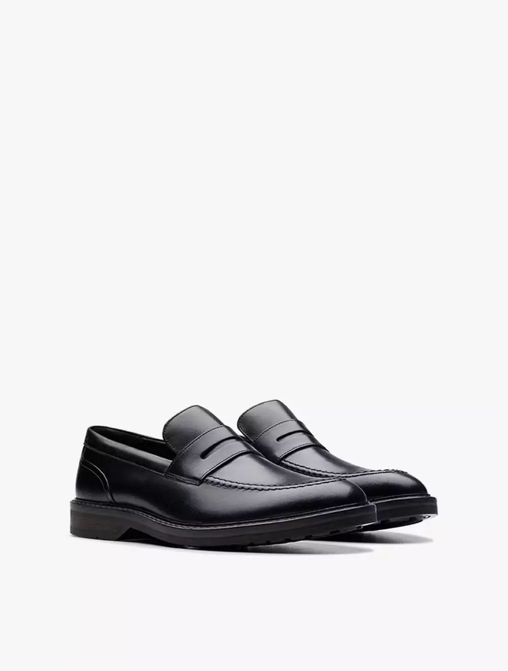 Clarks Aldwin Step Black Leather