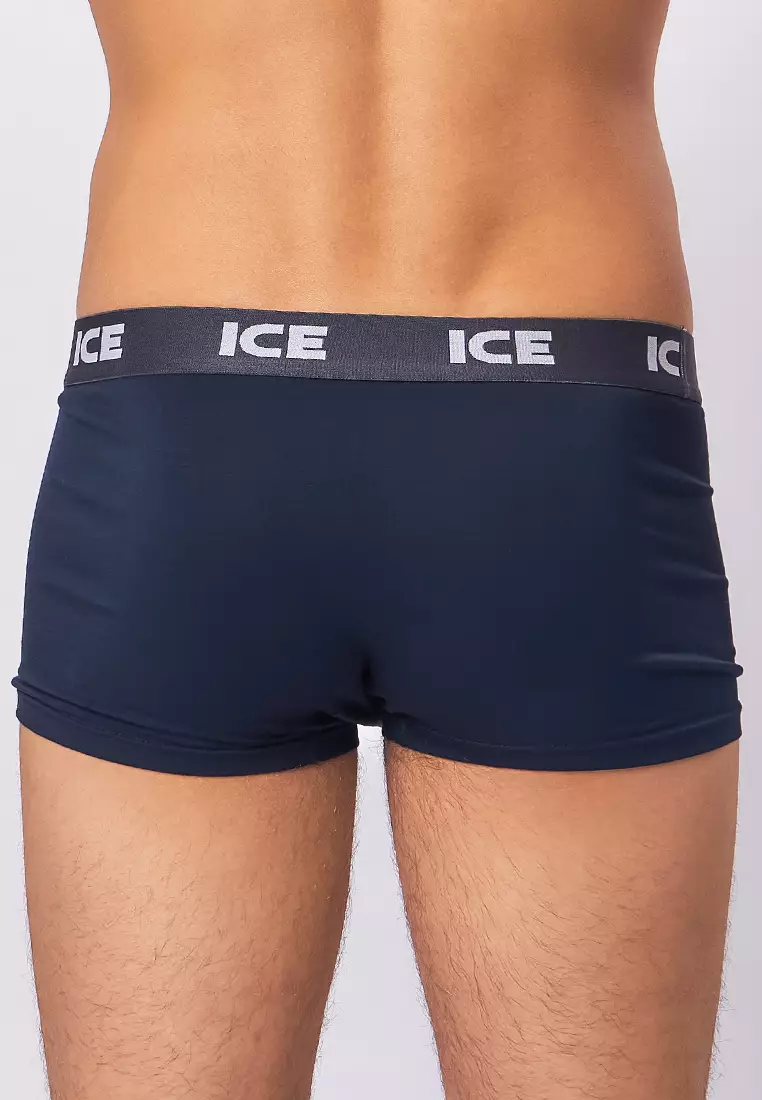  Ice Men Boxer Briefs With Pouch Contrast Stitch Nolan03 - Ninja (Single Pack)