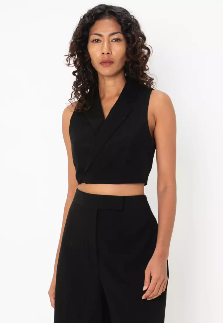 ZARA Fitted Linen Vest 2025 Buy ZARA Online ZALORA Hong Kong