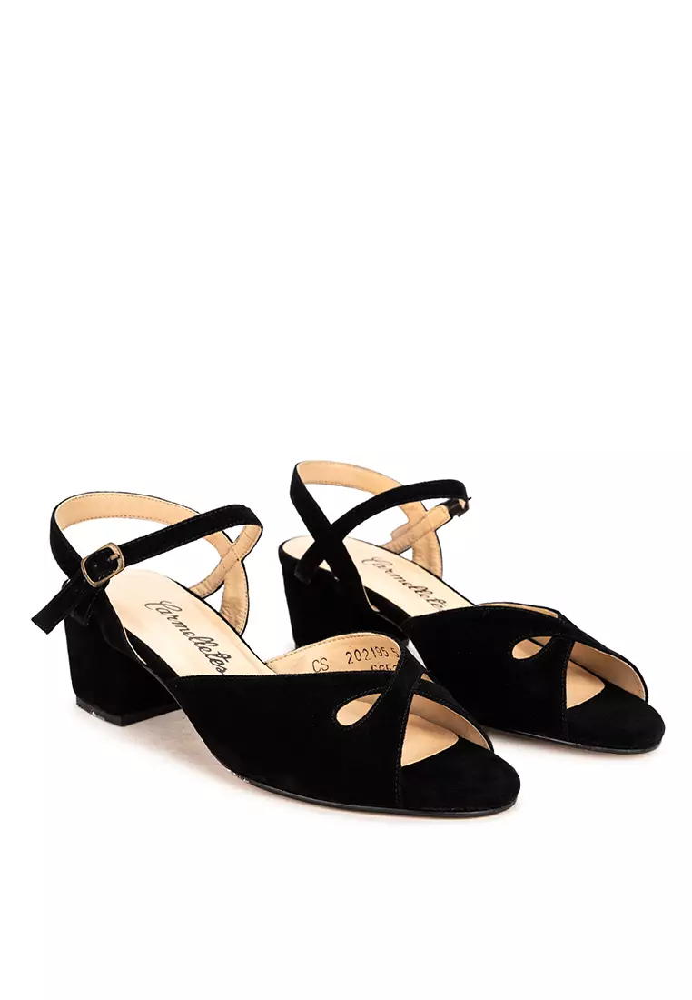 Block Heels Ankle Strap Sandals