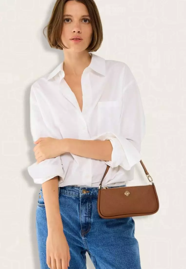 Kate Spade Kayla Convertible Wristlet Warm Gingerbread