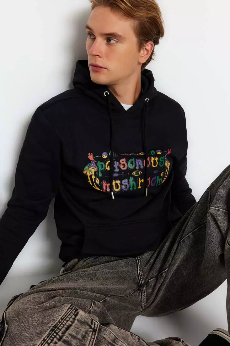 Full sleeve printed men's on sale sweatshirt