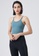 B-Code green YGA1014_Green_Lady Quick Drying Running Fitness Yoga Sports Top 03128AA55CAD0FGS_2