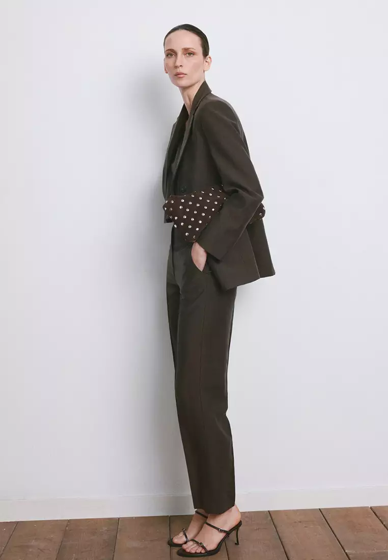 中腰設計嫘縈長褲