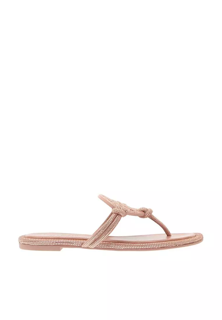 TORY BURCH TORY BURCH Infradito Miller Rosa Con Strass Pink