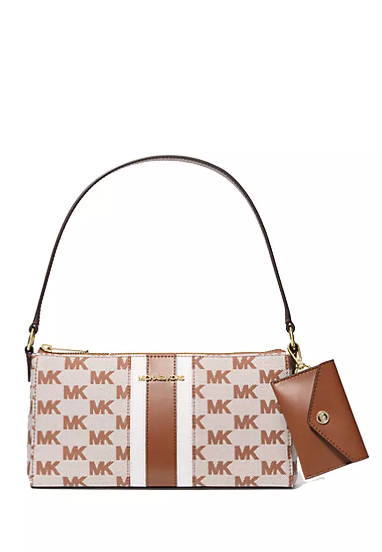 Buy MICHAEL KORS Vincent Medium Logo Jacquard Pochette with Card