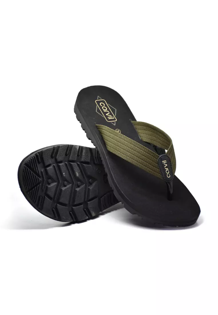 Carvil Sandal Pria Lumos-M Olive
