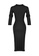 Trendyol black Ribbed Buttoned Knitted Dress 8B563AA243D07BGS_6