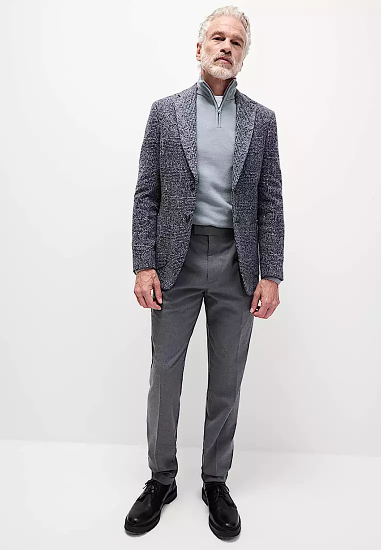 Cashmilon™ High Neck Half Zip Jumper