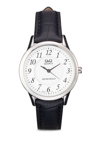 Q&Q Qesprit分店949J304Y 細帶仿皮數字錶, 錶類, 其它錶帶