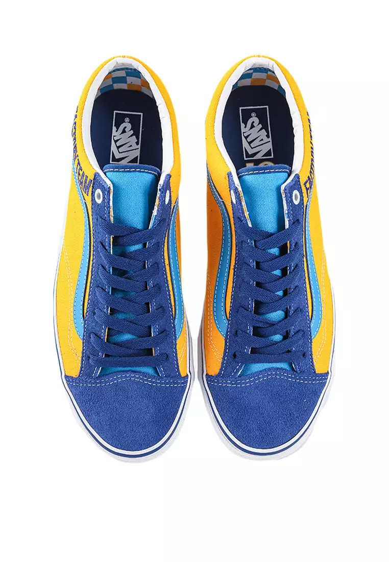 Gold and hot sale blue vans