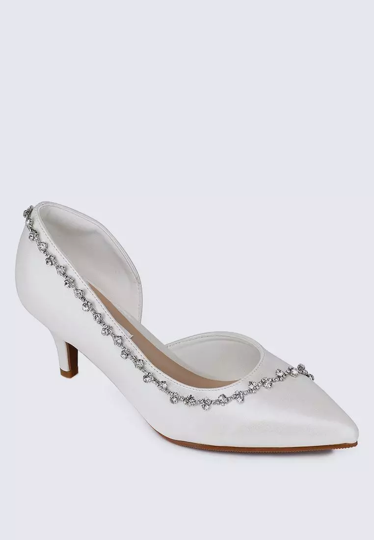 Dahlia Comfy Pumps In Ivory