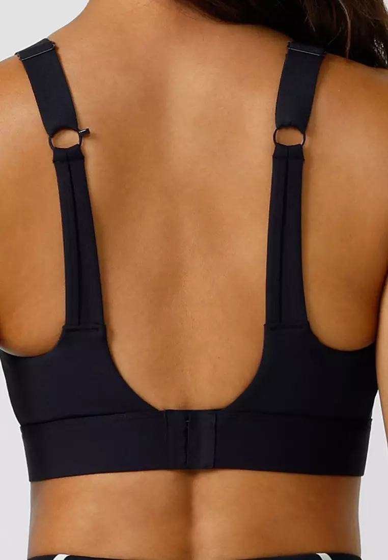 Lorna Jane Compress and Compact high support sports bra in rust