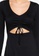 Hollister black Cutout Cinch Front Knit Short 371B2AACF0C52DGS_3