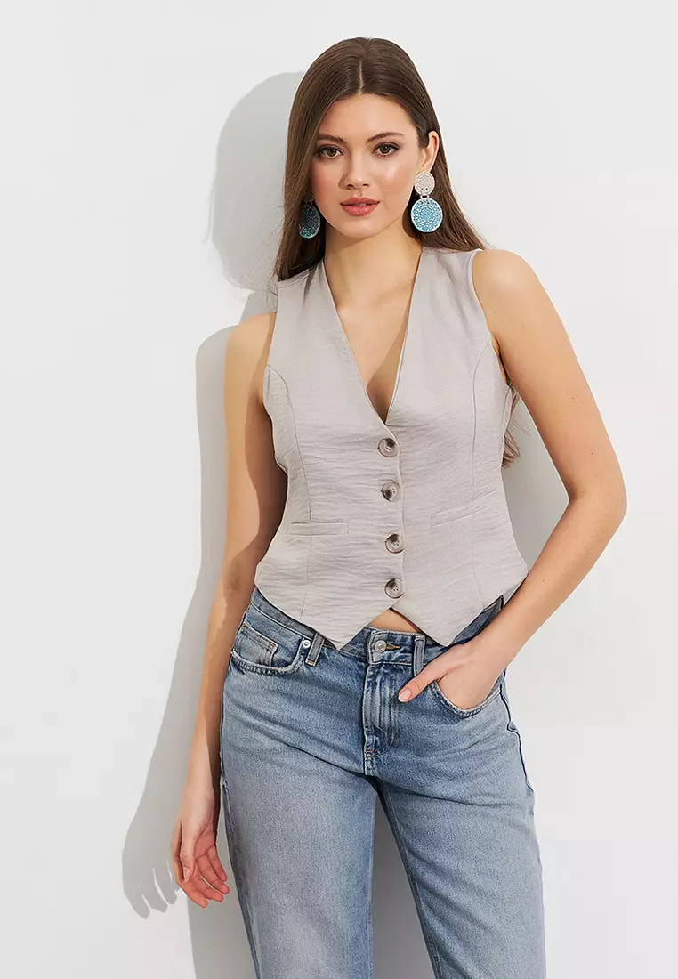 Linen Lined Vest