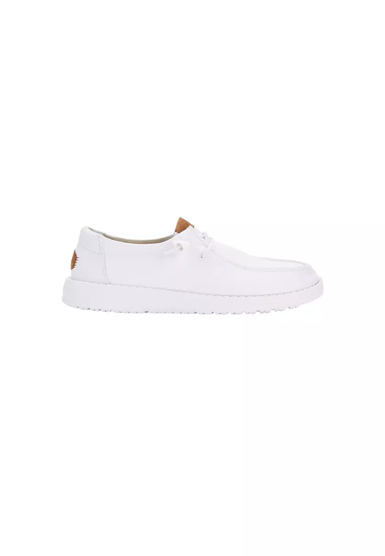 Discount on HeyDude  shoes - SKU: HeyDude Women's Wendy Stretch Canvas in White