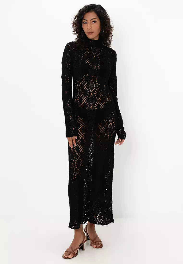 Long Crochet Dress