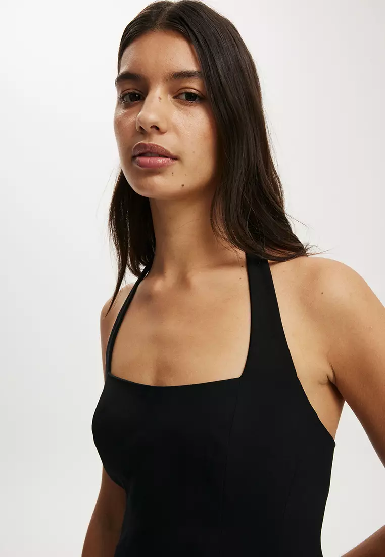 Izzy Halter Suiting Dress