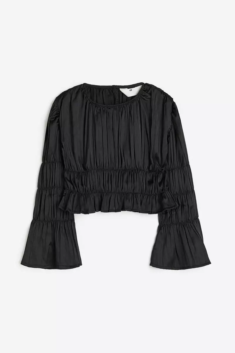 Plissé blouse
