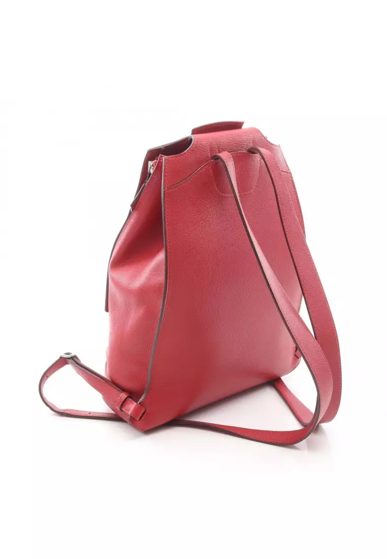 Buy Hermès Pre-Loved Hermès Sac Ad GR24 Rouge Casac Backpack 