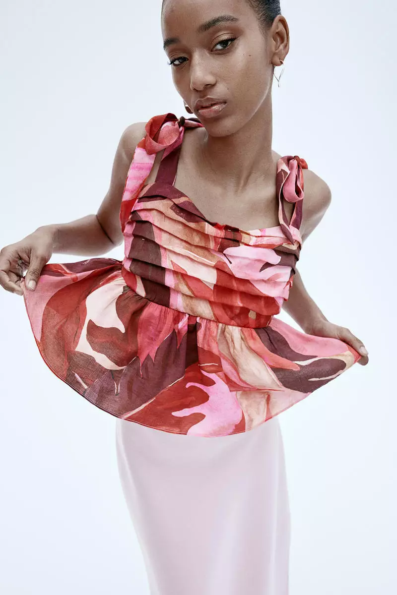 H&m peplum sales dress
