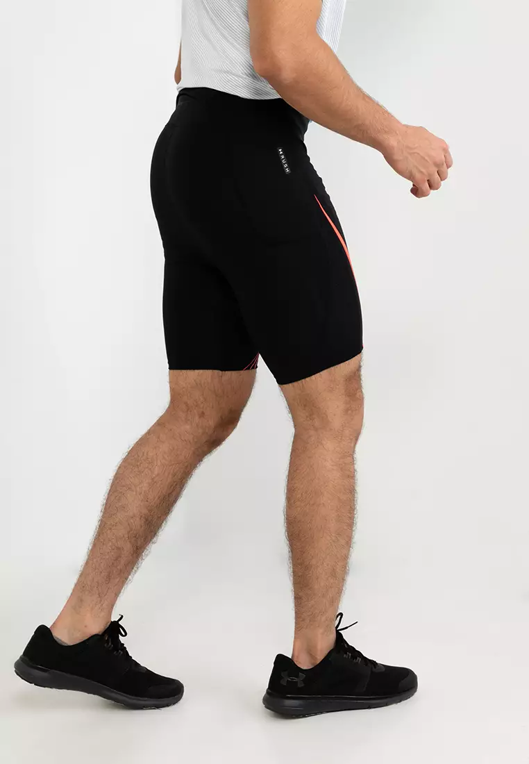 Mens half sale tights running