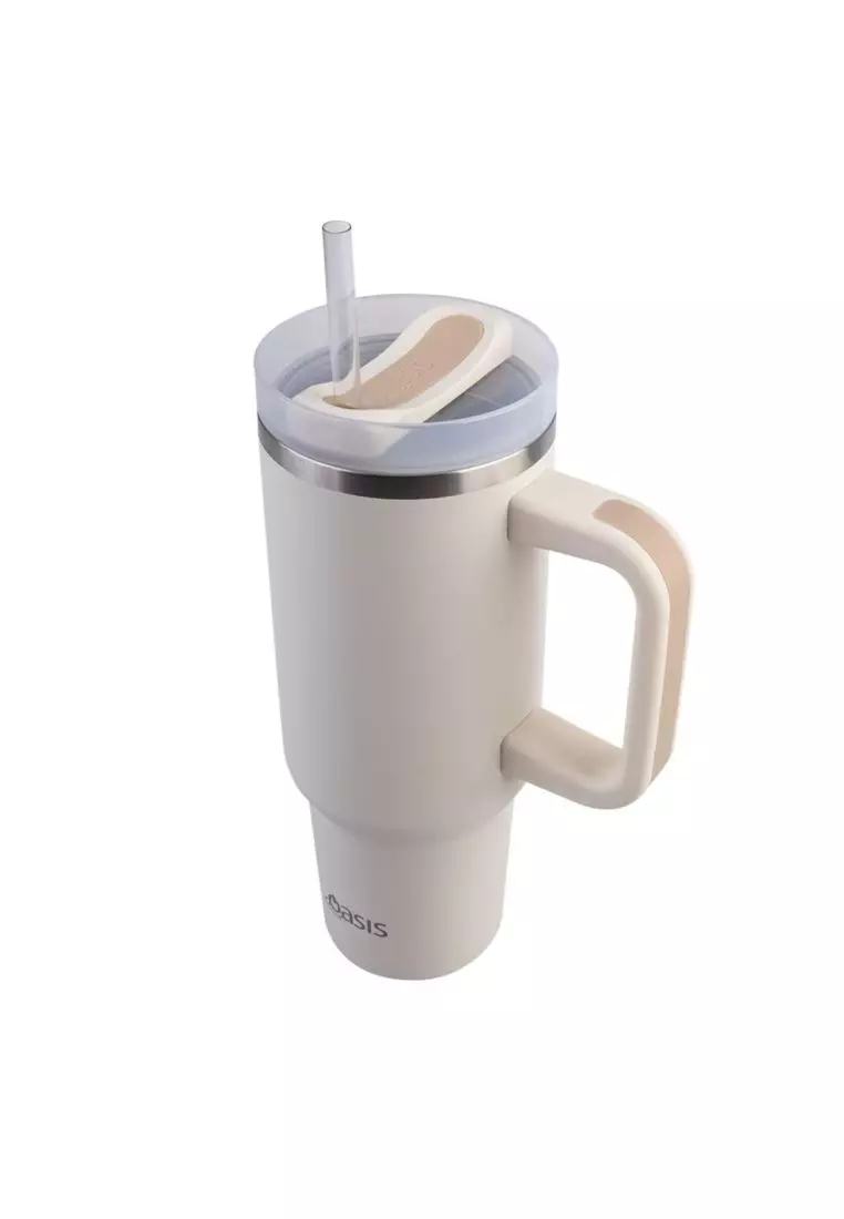 Oasis Stainless Steel Insulated Commuter Travel Tumbler 1.2L - Alabaster