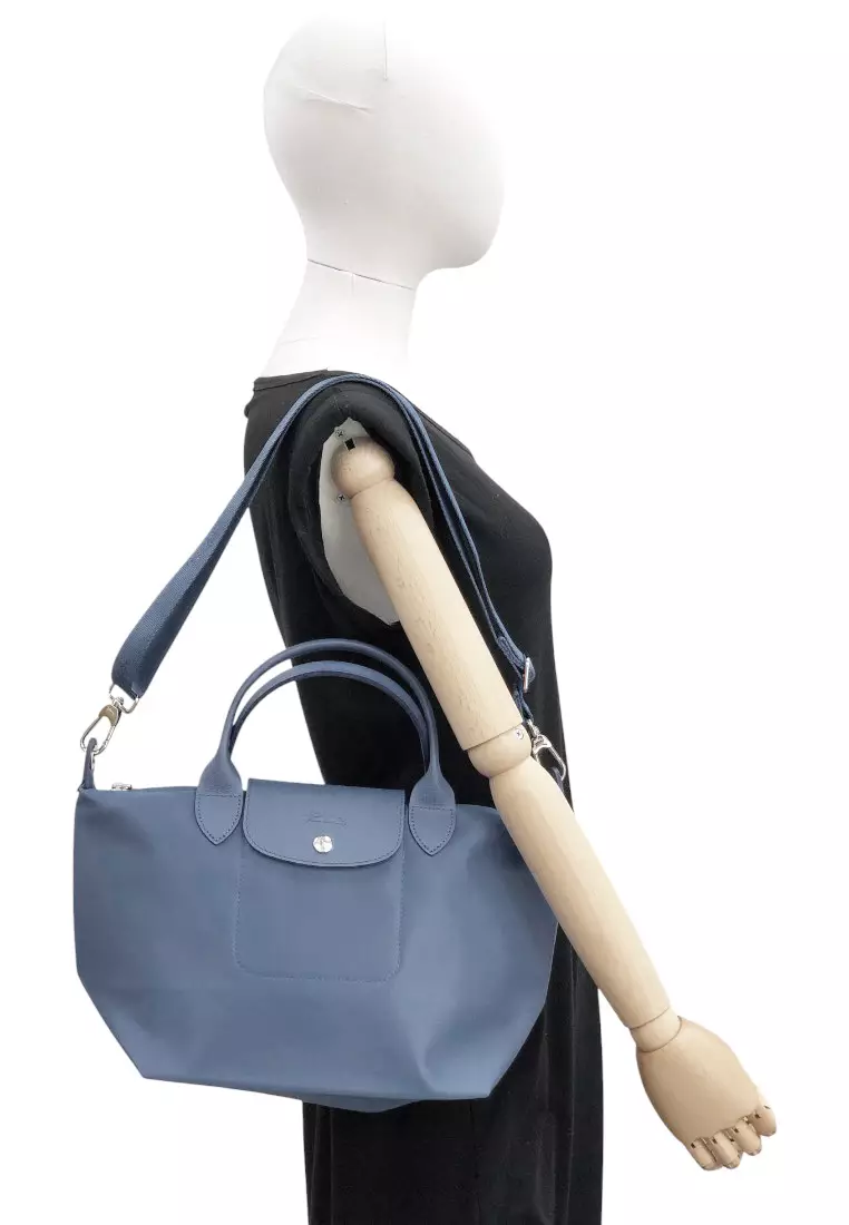 Buy LONGCHAMP Le Pliage Neo Small Top Handle Handbag - Nordic Blue