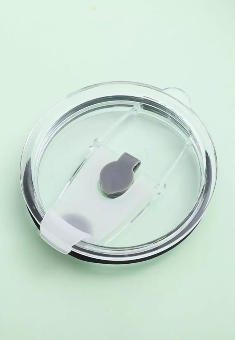 Wakakids Botol Minum Stainless Steel Termos Cup Mug Tumbler Mobil Minimalis Simple 500ml K4005 Venhs Hitam