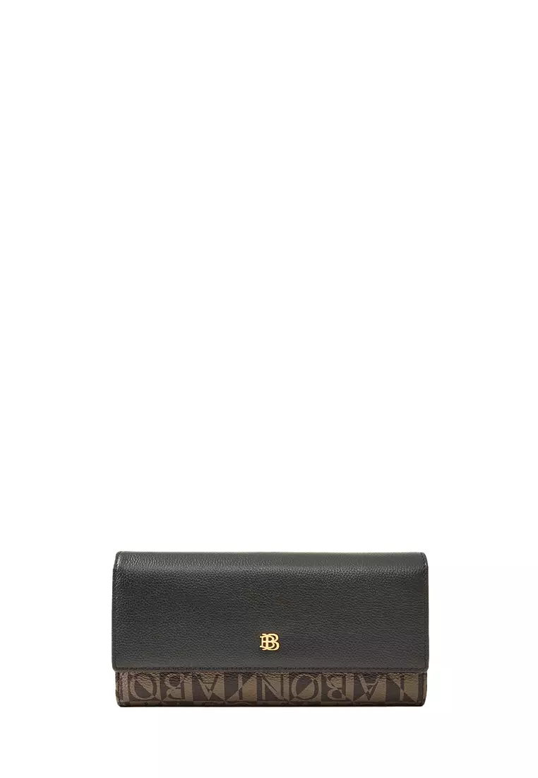 Lydia Monogram 2 Fold Short Wallet Honeycomb