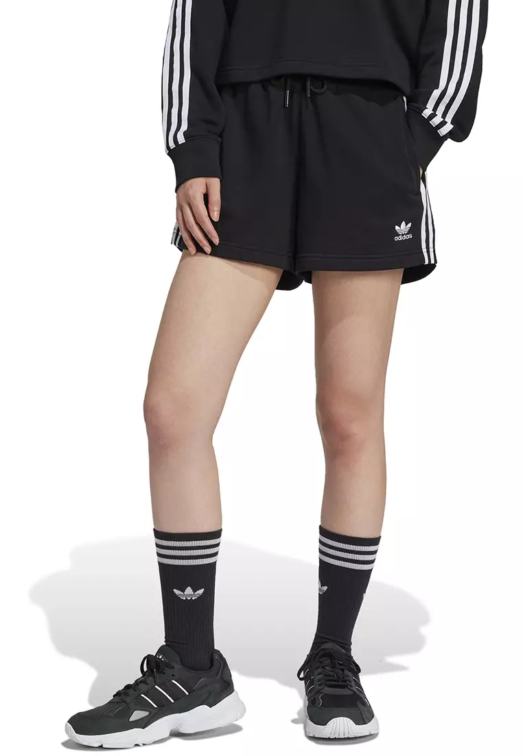Womens adidas 3 stripe shorts top