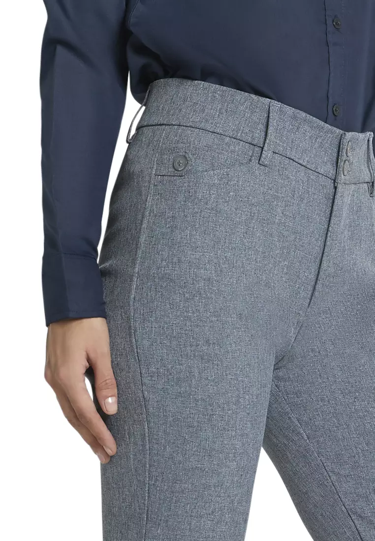 Garwyn Celana Kerja Long Pants Bawahan Wanita Formal Premium Quality - Abu Muda