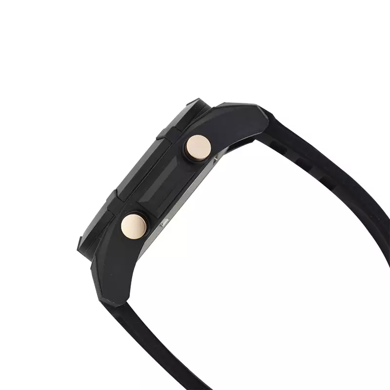 Jam Tangan Pria Alexandre Christie Digi AC 9371 MH RIPBARG Men Black Digital Dial Black Rubber Strap