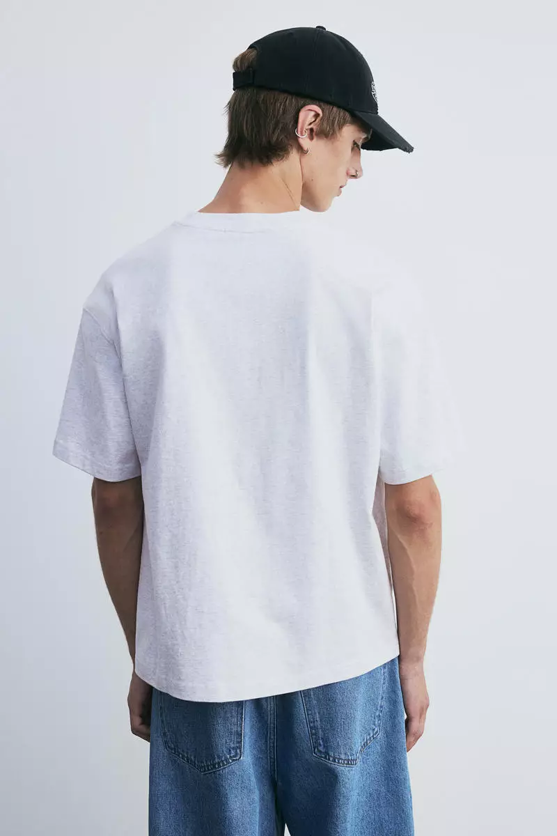 Buy H&M Oversized Fit Cotton T-shirt 2025 Online ZALORA Philippines