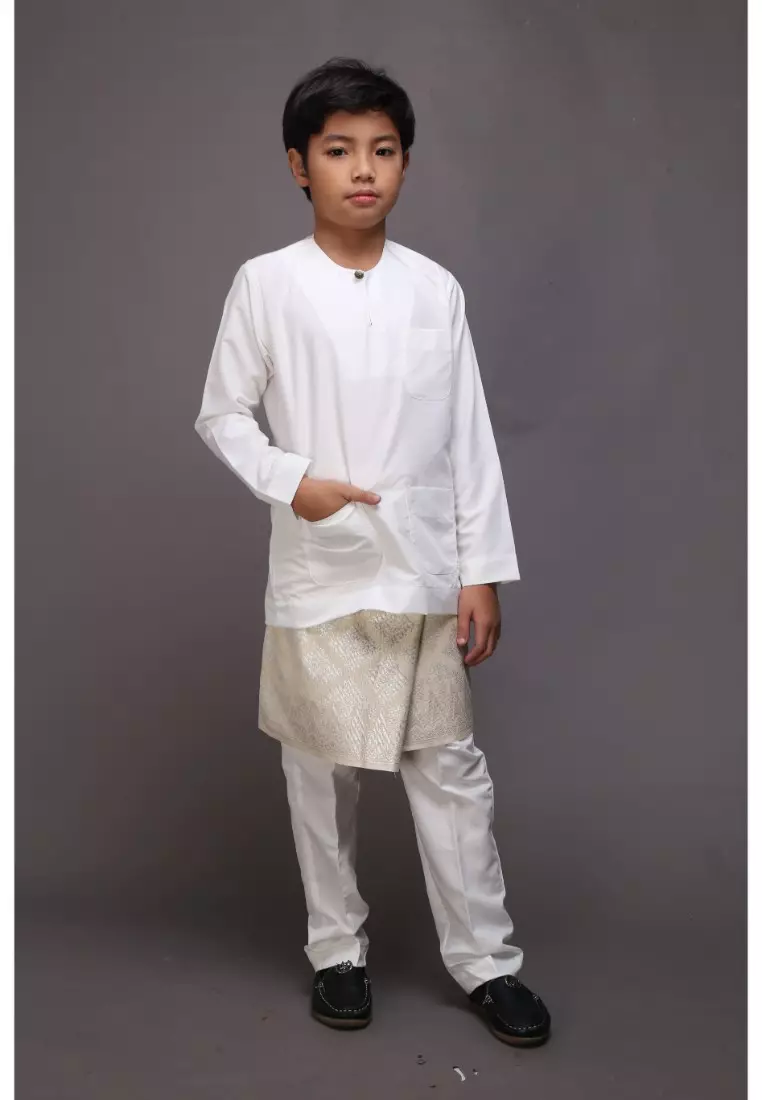 Baju Melayu Moden Teluk Belanga For Kids