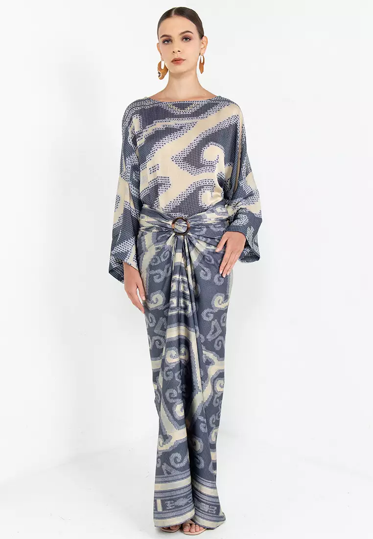 Buy TAS by Tom Abang Saufi Sama Cropped Top With Wrap Skirt 2024 Online |  ZALORA Philippines