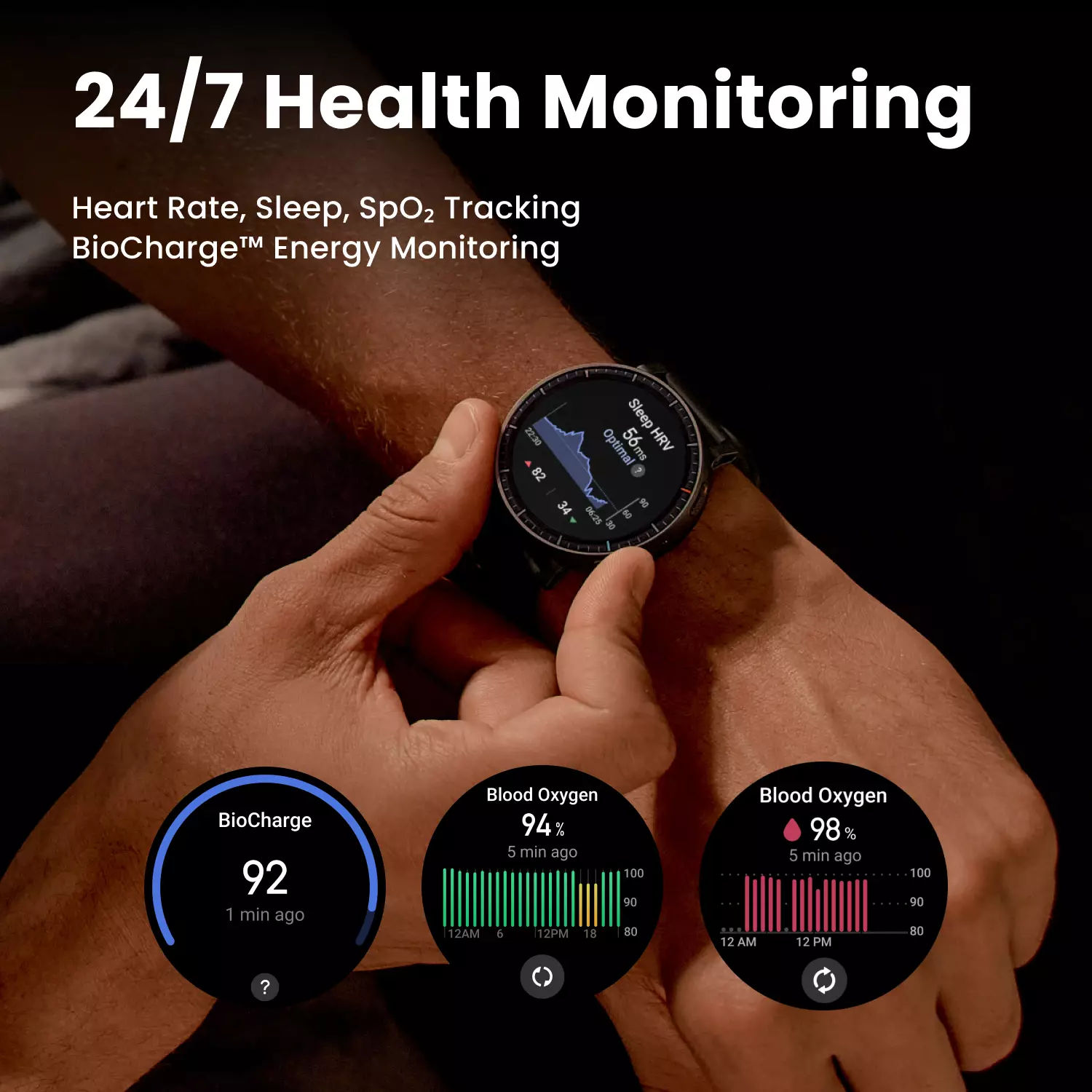 Amazfit Active Max | GPS Smartwatch | 25 Days Battery | 160+ Sport Mode | Offline Maps