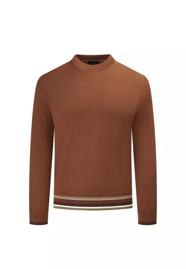 內搭高領精細純羊毛冷衫