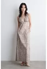 ECRU / BROWN / PRINTED