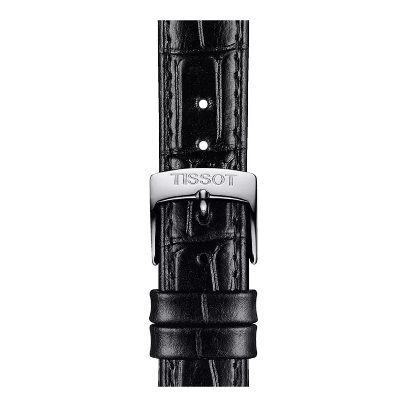 Jam Tangan Wanita Tissot Carson Premium Lady Automatic 30mm T-Classic T122.207.16.036.01 Leather Strap + Extra Strap