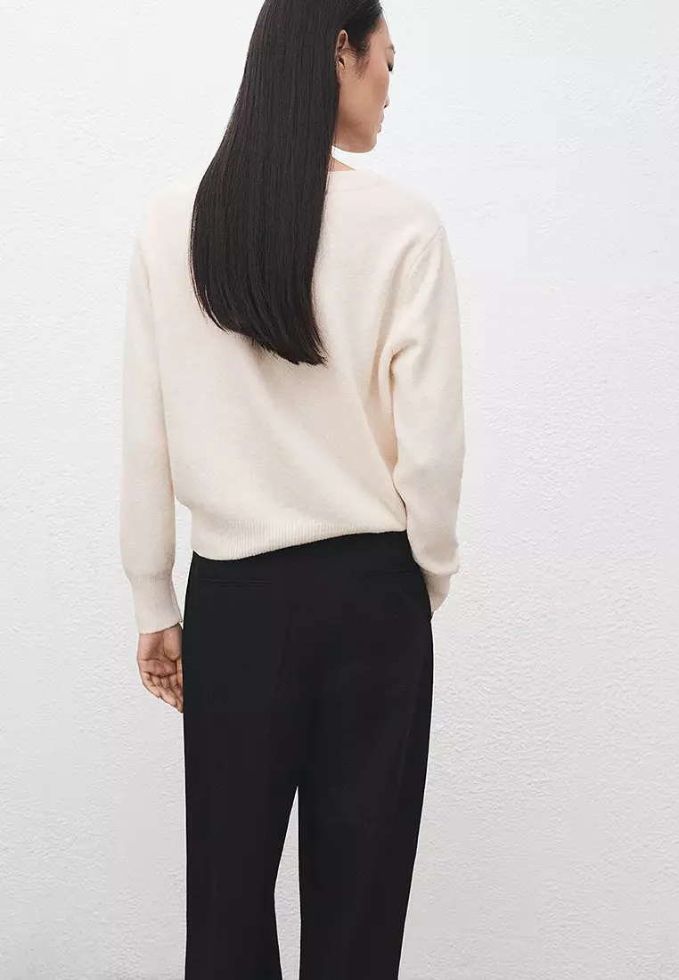 V-Neck Knitted Cardigan