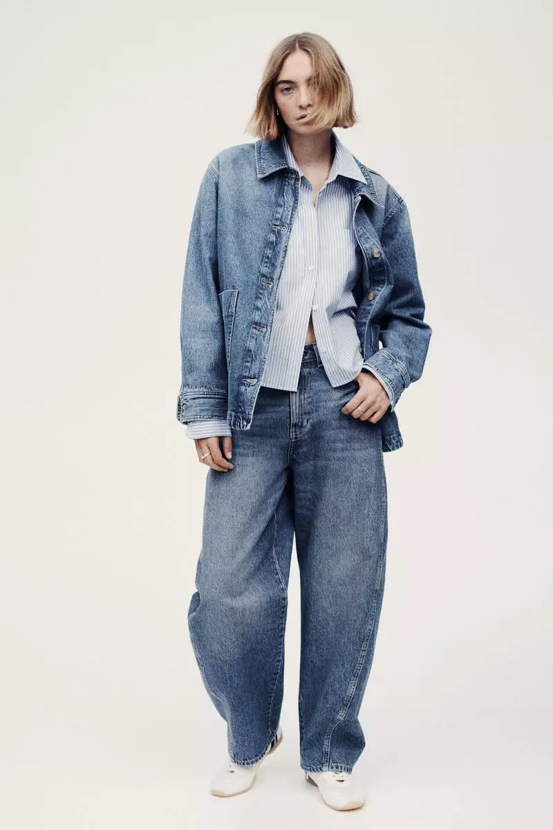 Denim shacket