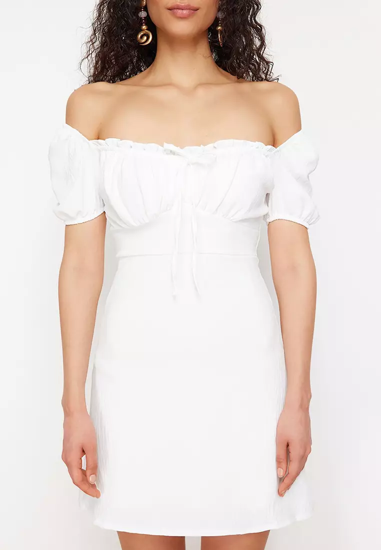 Off Shoulder Mini Dress