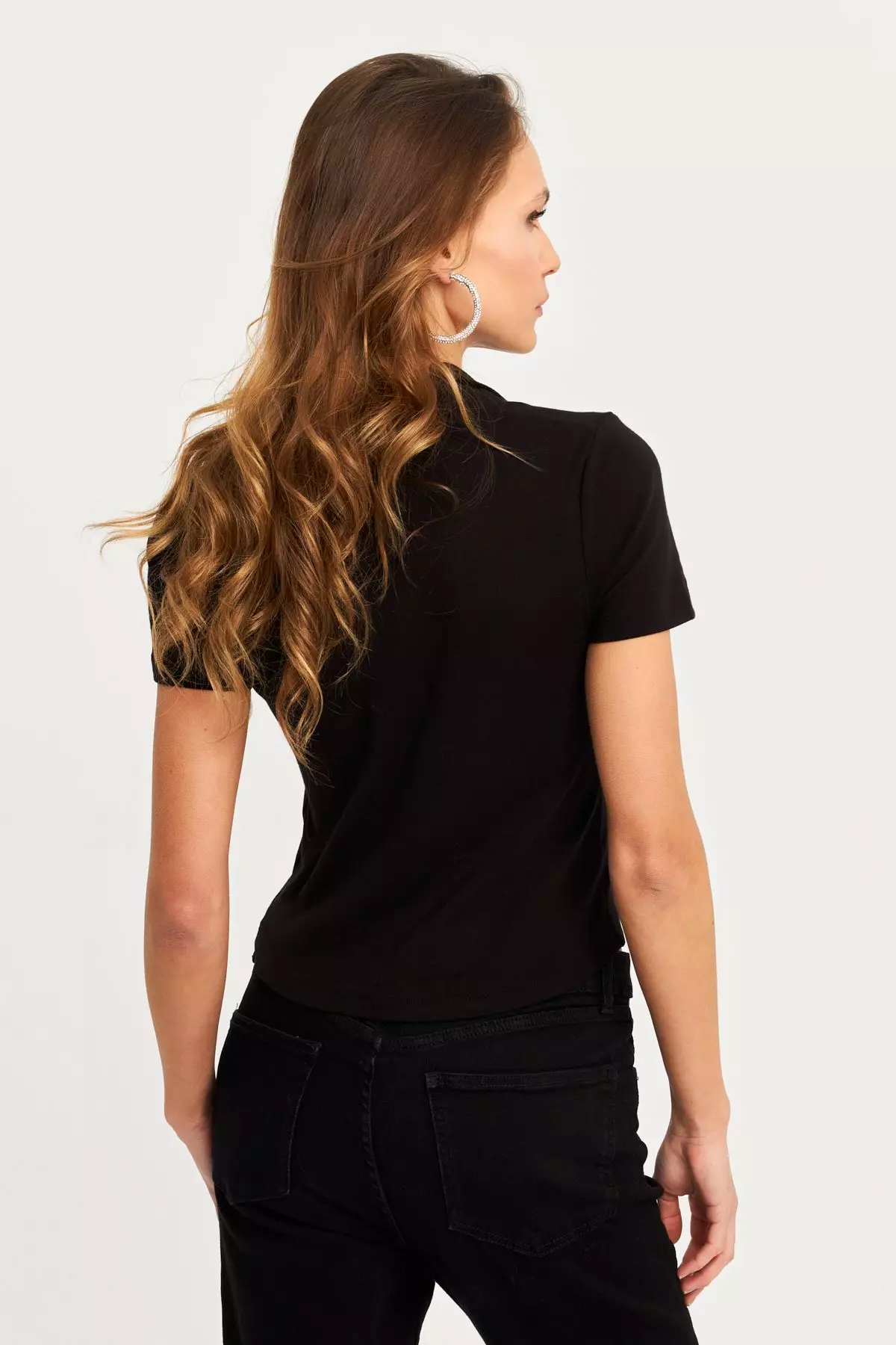 Collar Zippered Blouse