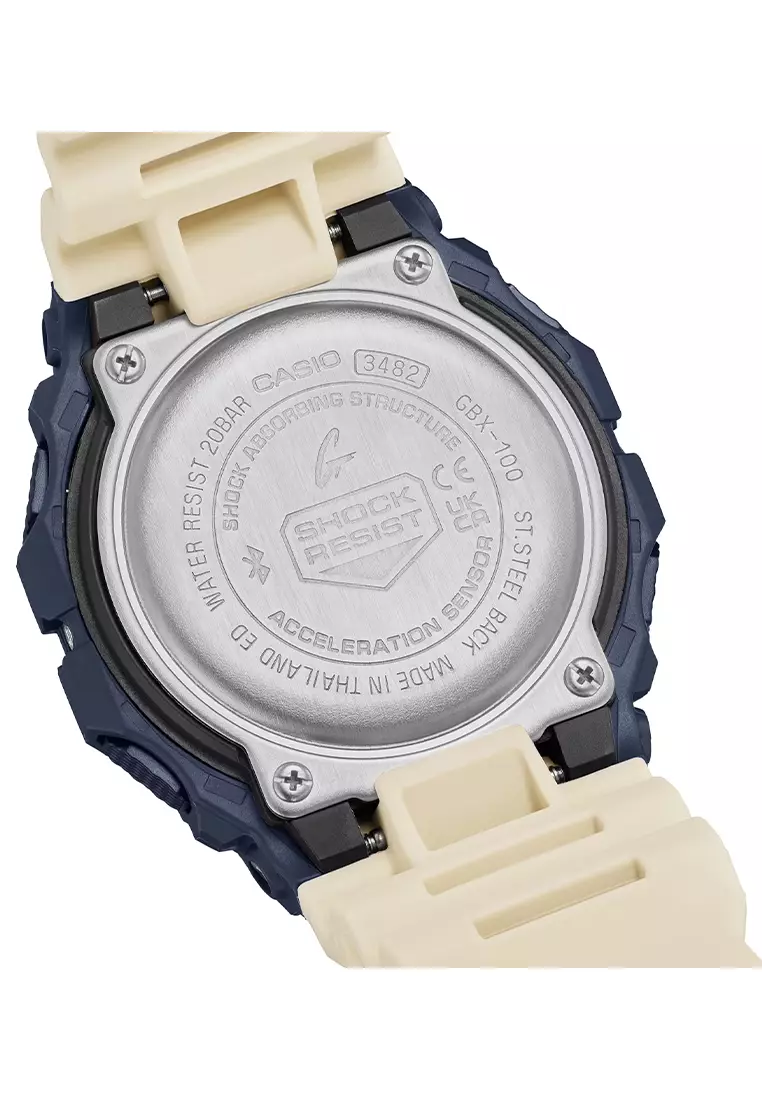G-Shock Smartwatch Digital G-LIDE GBX-100TT-2D - Jam Tangan Pria - Resin Strap