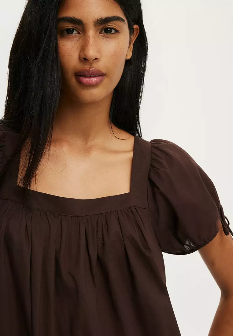 Eliza Babydoll Tunic Top