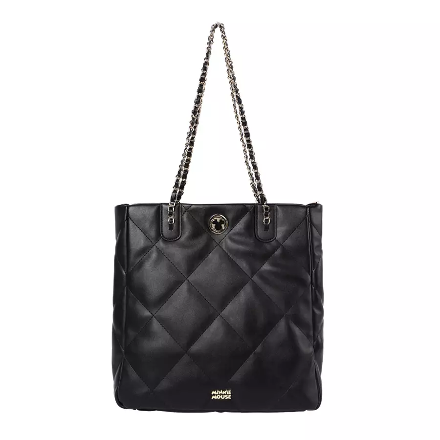 Mesuca Megos Disney Minnie Quilted Chain Shoulder bag - Black
