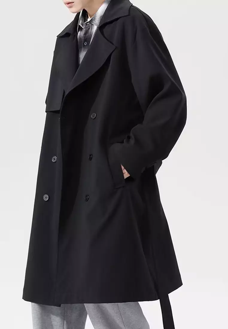 Men's Lapel Trench Coat AC-DF275