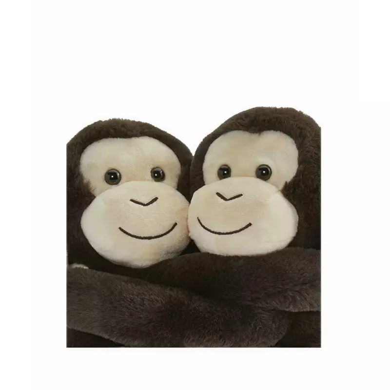 FAO Schwarz Toy Plush Hugging Monkeys 9inch 2pc - FSZ1101023350