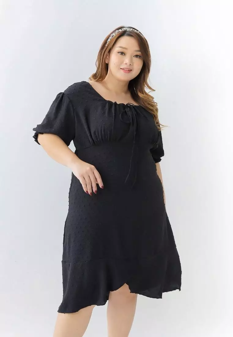 Plus Size Dress Clarissa Black